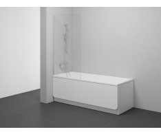 Vanová zástěna NVS1 - NVS1 80, lesk+transparent