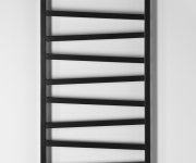 Sapho Zig Otopné Těleso 600x1334mm, černá Mat