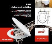 Záchodové Sedátko - Bílé ALC-A60