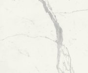 Dlažba jako mramor Marca Corona Scultorea Statuario Vena Argento 120x120 Velvet Rett. - bílá