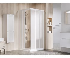 Sprchový kout Supernova ASRV3+ASRV3 - ASRV3 90 198, bílá+pearl
