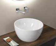 Gsi Pura Keramické Umyvadlo Na Desku Vysoké, Průměr 42cm, Bílá Extraglaze