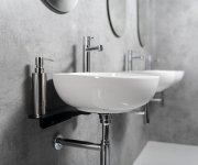 Sapho Tetris Umyvadlo S Konzolí Pro Stojánkovou Baterii, černá Mat