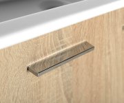 Aqualine Zoja/keramia Fresh Umyvadlová Skříňka 49x50x24,5cm, Dub Platin