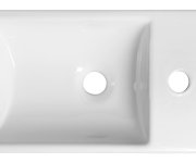Sapho Minos Keramické Umývátko, 45x26cm, Baterie Vpravo, Bílá