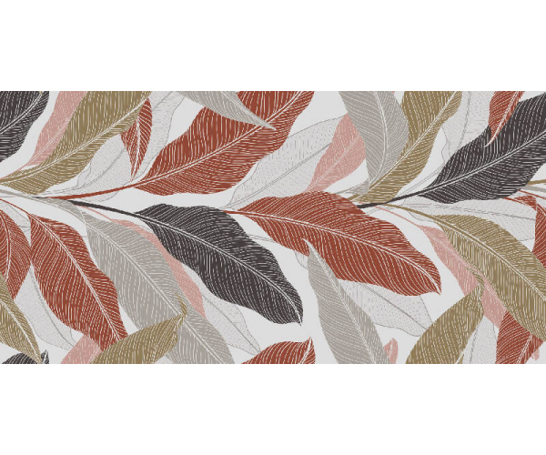 Vzorovaný dekor APE Tonality Decor Wallpaper Rouge 60x120 Rett.