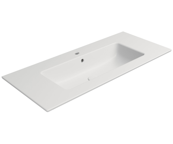 Gsi Pura Keramické Umyvadlo Slim 102x46cm, Bílá Mat