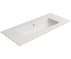 Gsi Pura Keramické Umyvadlo Slim 102x46cm, Bílá Mat