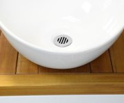 Sapho Umyvadlová Výpust 5/4“, Neuzavíratelná, Design Zátka, 25-50mm, Chrom