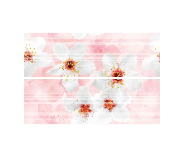 Luxusní dekor Brennero Bloomy Fiory di Sakura 25x75