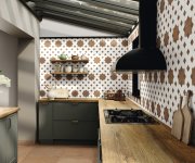 Dlažba jako cihla APE Antico Casale Quattro Cotto 12X12 - hnědá