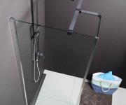 Polysan Modular Shower Stěna K Instalaci Na Zeď, Pro Připojení Pevného Panelu, 1000 Mm
