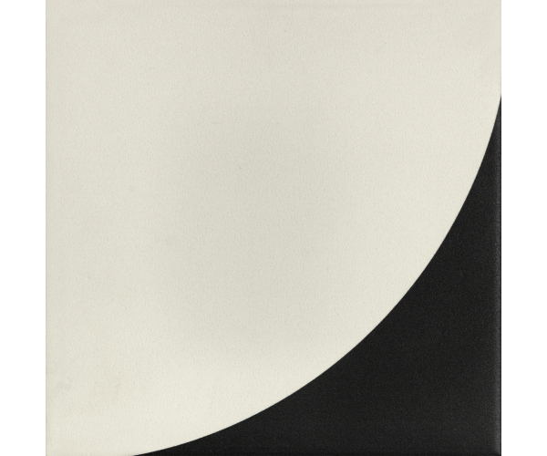 Retro dlažba Tonalite Aquarel Decoro Curve Cream-Dark Grey 15x15