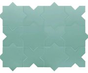 Dlažba Equipe Porto Star Jade 16,8x16,8 - bílá