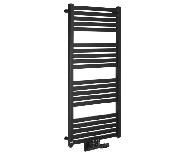 Bruckner Grunt Otopné Těleso Rovné 500x1050mm, Středové Připojení, černá Mat