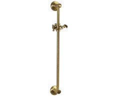 Sapho Antea Sprchová Tyč, Posuvný Držák, Kulatá, 670mm, Bronz