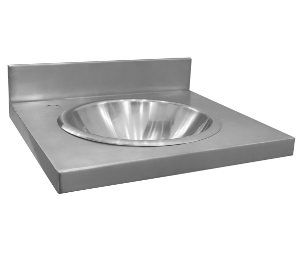 Nofer Závěsný Pult S Umyvadlem 550x254x550 Mm, Nerez Mat