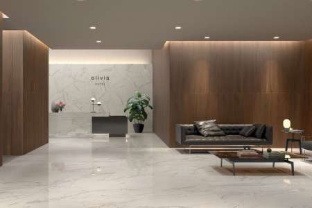 Hotelová hala v imitaci MRAMORU Marca Corona Motif Extra