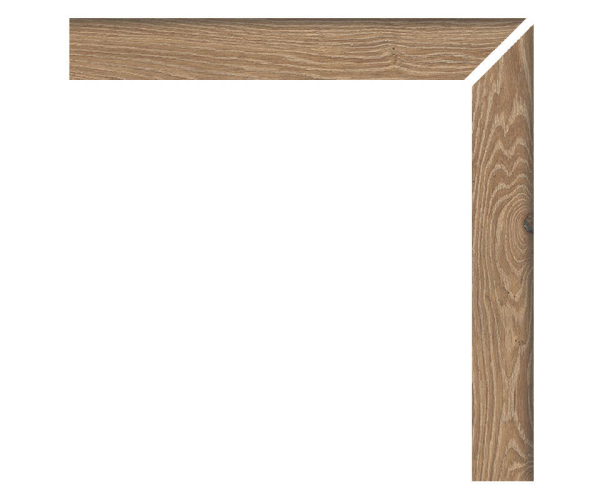 Sokl jako dřevo APE Triana Zanquin Recto Dcha. Caoba 10x60 Rett. - hnědá