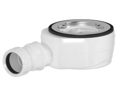 Gelco Vaničkový Sifon, Průměr 90mm, Dn40, Nízký, Pro Vaničky S Krytem