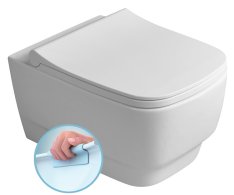 Sapho Bello Závěsná Wc Mísa, Rimless, 35,5x53cm, Bílá