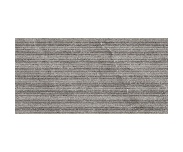Obklad jako kámen Tuscania Cortina Stone Fumo Millerighe 61x122,2 Matt. Rett. - šedá