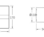 Cata E-120 Gth Koupelnový Ventilátor Axiální S Automatem, 6w/11w, Potrubí 120mm, Bílá