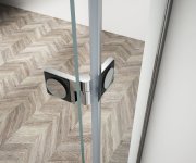 Gelco Trinity Chrome Obdélníkový Sprchový Kout 800x1200mm, čiré Sklo, Levé