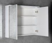 Aqualine Kawa Strip Galerka S Led Osvětlením 80x70x22cm, Bílá