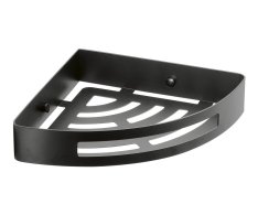 Gedy Smart Rohová Polička Do Sprchy, 210x45x210mm, černá Matná
