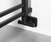 Sapho Metro Space Otopné Těleso 550x1430 Mm, Do Prostoru, černá Mat
