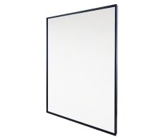 Mereo Zrcadlo Hranaté, 60x80 Cm, černý Rám, Instalace Pouze Na Výšku