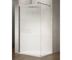 Gelco Vario Black Jednodílná Sprchová Zástěna K Instalaci Ke Stěně, Sklo Nordic, 1200 Mm