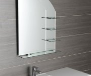 Aqualine Wega Zrcadlo S Poličkami 65x90cm