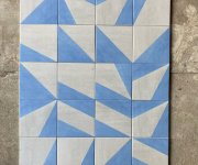 Retro dlažba Deceram Origami Blue 15x15 - mix