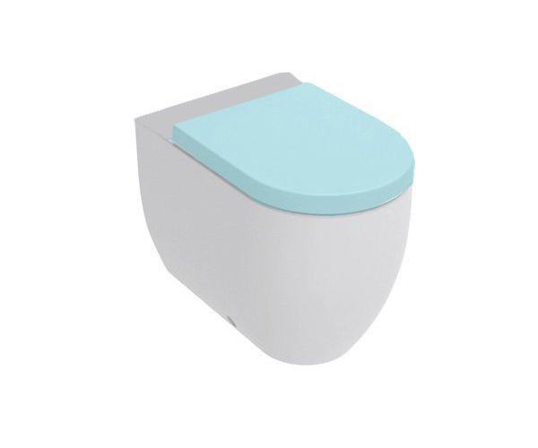 Kerasan Flo Wc Kombi Mísa 36x60cm, Spodní/zadní Odpad, Bílá