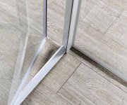 Aqualine Amico Sprchové Dveře Výklopné 1040-1220x1850mm, čiré Sklo