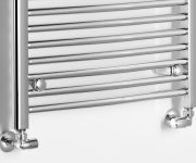 Aqualine Alya Otopné Těleso Oblé 600x1110mm, Chrom