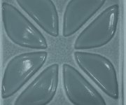 Vzorovaný dekor Aleluia Urban Atelier Decor Glam Atlantico 10x10 - tyrkysová