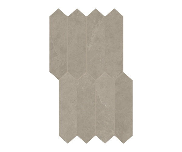Mozaika jako kámen Caesar SLAB2 Ash Mesh 32x54 Matt. - šedá