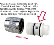 Otočný Stop Ventil Na Sprchovou Hadici S Technologií Eflow AQS52290
