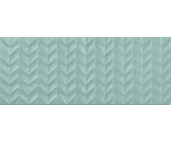 Vzorovaný dekor Ape Arts Tip Turquoise 20x50 - tyrkysová
