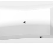 Polysan Quest Slim Obdélníková Vana 190x100x49cm, Bílá