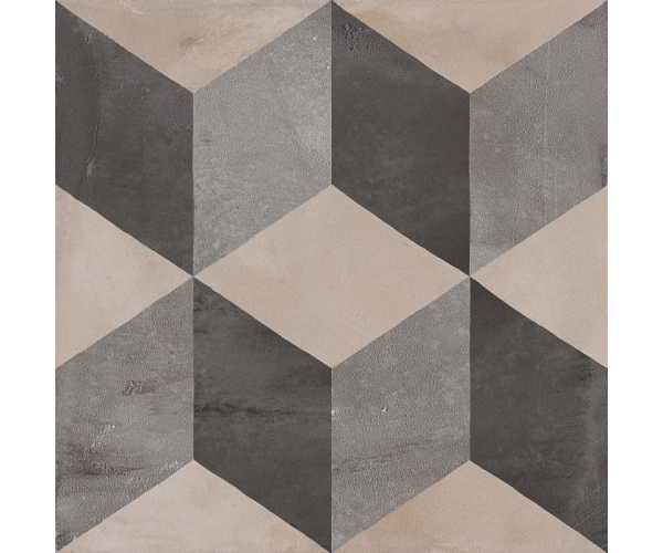 Retro dlažba Marca Corona Terra Cubo vers. F 20x20 cm 