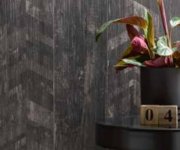Retro dlažba Elios Stage Decori Chevron Black 21x120,5 - antracitová (skladem)