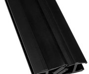 Gelco Set Magnetických Těsnění 45°pro Sklo 6/6mm, 1900mm, černá (2ks)