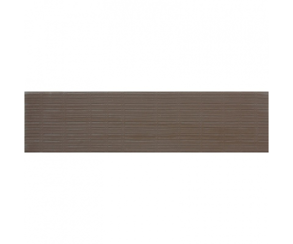 Vzorovaný dekor Tonalite Geomat Slab Texture Tufo 7,5x30 Decoro - hnědá