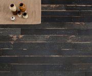 Dlažba jako dřevo Sant Agostino Blendart Dark 15x120 Rett - antracitová