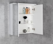 Aqualine Kawa Strip Galerka S Led Osvětlením 60x70x22cm, Bílá