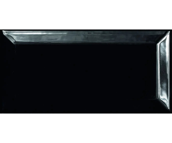 Obklad El Barco Paris Glossy Black 7,5x15 - černá